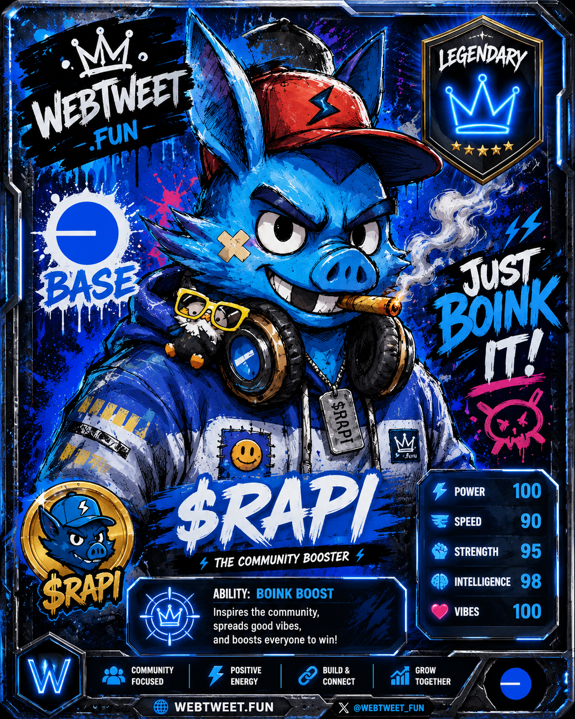 Webtweet⚡ trading card